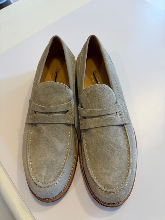 Todd Snyder Italian Suede Penny Loafers Sz 11.5.  NWOB. Box41 main image 7